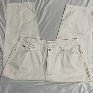 Tommy Hilfiger Woman White Cropped Jeans Size 20